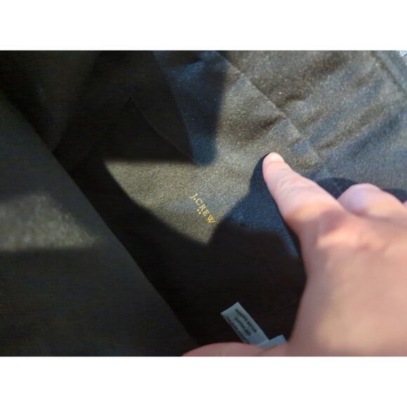 J Crew Blue Black Tweed Bag NWT - Picture 4 of 4